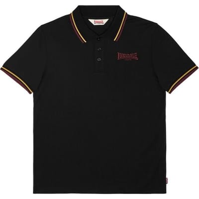 Lonsdale London Poloshirt - TURSDALE - S tot XXL - voor Mannen - zwart