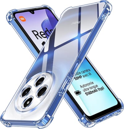 Casemania Hoesje Geschikt voor Xiaomi Redmi 17C - Transparant - Anti Shock Back Cover