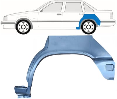 Reparatiepaneel achterspatbord voor Volvo 850 1991-1997 / Links