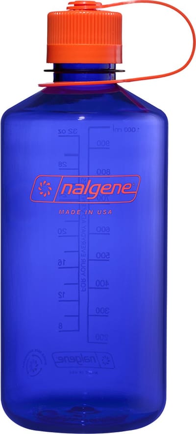 Nalgene - Narrow-Mouth Bottle - drinkfles - waterfles - lekvrij - 1000ml - BPA Free - SUSTAIN - Periwinkle