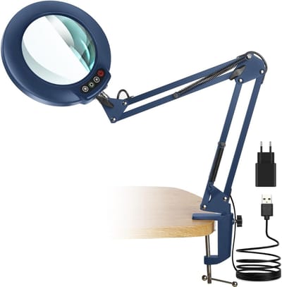 Loeplamp met Standaard - Lamp met Led Verlichting