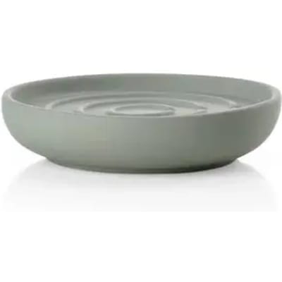 Zone Denmark Nova One Zeepbakje - Porseleinen Zeepschaaltje - Toilet & Badkamer Accessoires - Ø 11 cm - Matcha Green (groen)