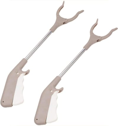 Grijper Tool - Reacher Grabber Picker - Voorwerpen Oppakken - 90 Graden Roterende Kop - 40 cm - Aluminium
