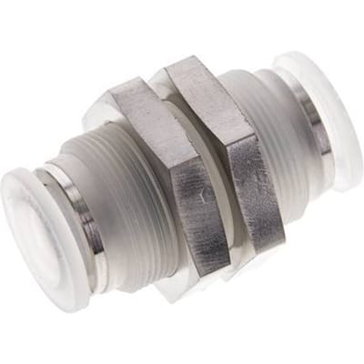 12mm PA Insteekfitting Schotdoorvoer EPDM/PTFE