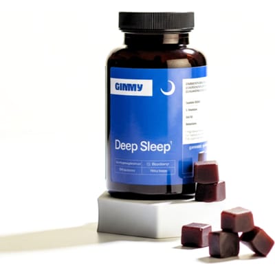 GIMMY Deep sleep - Slaap supplementen - Premium vitamine gummies voor betere slaap - geen capsule, poeder of tablet - Melatonine, L-Theanine, Valeriaan, Vitamine B6, Kamille - Vegan, Suikervrij & natuurlijk - ontwikkeld door apothekers - 60 gummies
