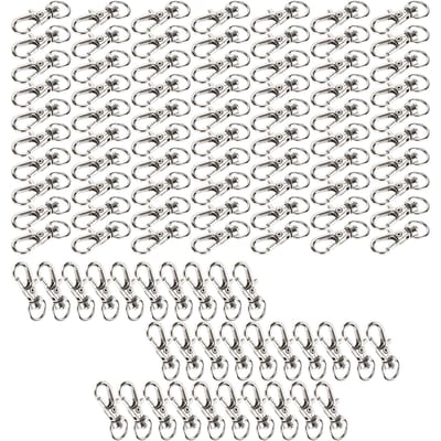 100 STUKS Tas Karabijnhaak Legering Lanyard Drukknoop Karabijnhaak Kreeftklauwsluiting DIY Bagage Accessoires