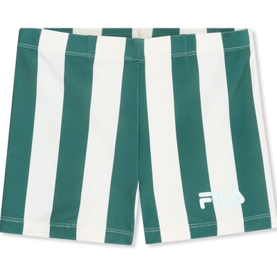 FILA Cevoli Aop Striped Swim Shorts Egret/ Posy Green Block Strip Taglia: 86/92 | Costumi da Bagno Outlet | Unisex | Verde