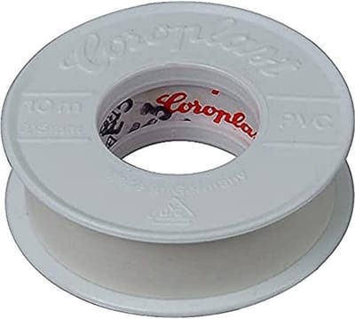 Isolatietape Wit 10 Meter Lang en 15 mm Breed