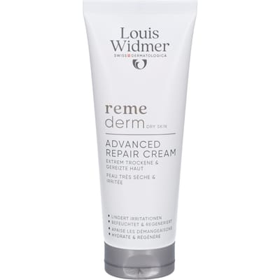 Louis Widmer Remederm Dry Skin Creme Repair Zonder Parfum 75 Crème
