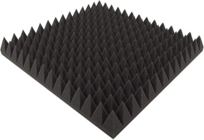 Akoestisch schuim piramidevorm 50 x 50 x 7 cm - Effectieve geluidsisolatie