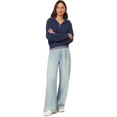 Scotch & Soda Zip Pointelle Pullover Big Dipper Taglia: L | Maglioni a maglia Outlet | Donna