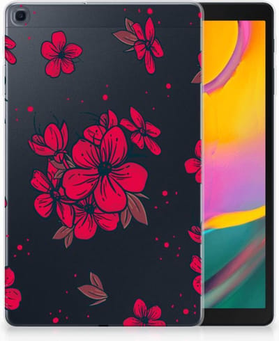 Samsung Galaxy Tab A 10.1 (2019) Siliconen Hoesje Blossom Red