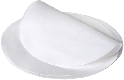 Dailygoods- Bakpapier 150 Stuks - Ronde Perkamentcirkels 23 cm - Anti-aanbaklaag - Waterdicht - Oliebestendig - Hittebestendig tot 230°C - Pergamijn