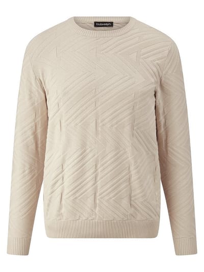 Trui ronde hals Van Louis Sayn beige