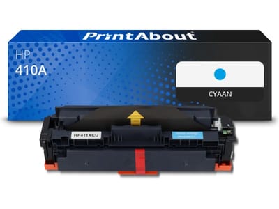 PrintAbout huismerk Toner 410A (CF411A) Cyaan Geschikt voor HP