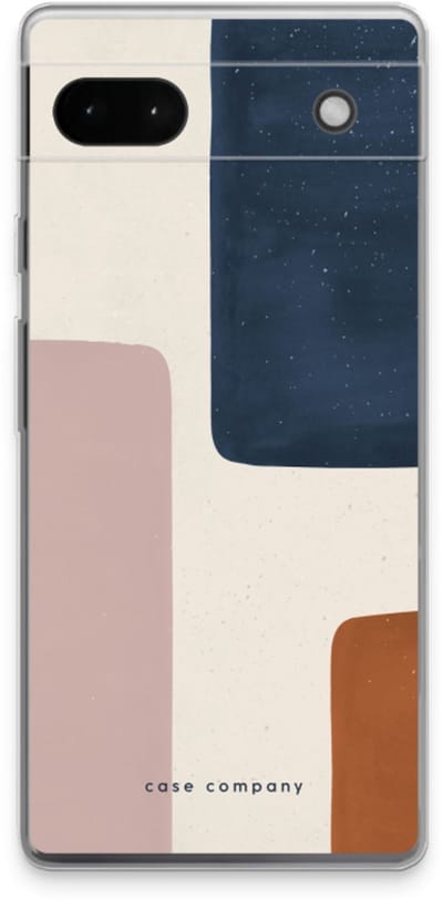 Case Company® - Hoesje geschikt voor Google Pixel 6a hoesje - Geo #5 - Soft Cover Telefoonhoesje - Bescherming aan alle Kanten en Schermrand