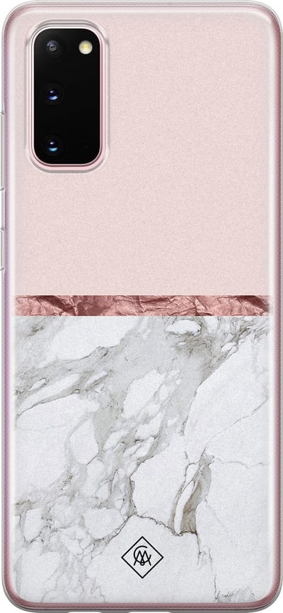 Casimoda® hoesje - Geschikt voor Samsung S20 - Rose All Day - Backcover - Siliconen/TPU - Multi