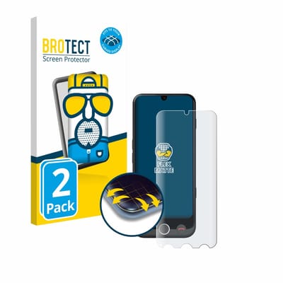 BROTECT - Screenprotector voor Doro Aurora A30 - Folie Beschermfolie matte volledig dekking 2 Stuks