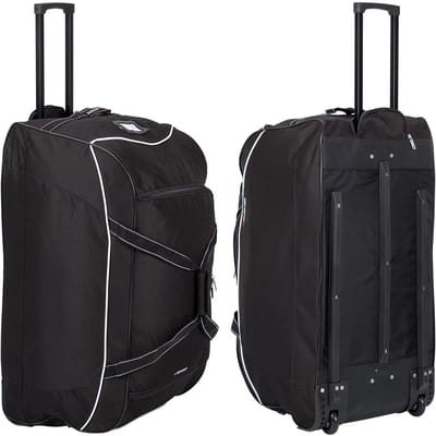 Avento Team Trolley Tas - Zwart
