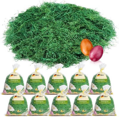 250g Groen Paasgras Houtwol voor Paasmanden en Paasdecoratie