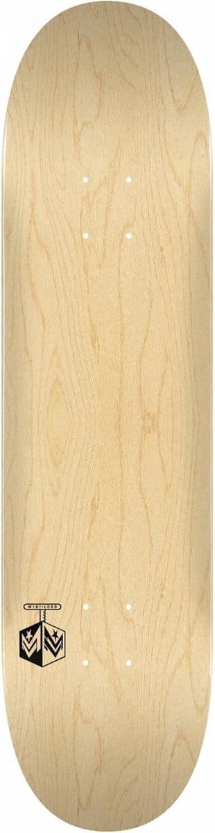 Skateboard Deck - Houten Plank - Straat Skaten - Diepe Concave - 7.5 Inch Breed - Natuurlijk