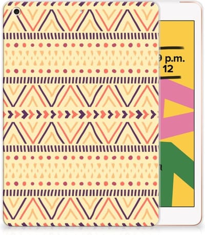 Apple iPad 10.2 | iPad 10.2 (2020) | 10.2 (2021) Hippe Hoes Aztec Yellow