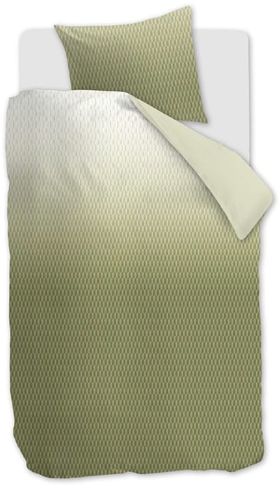 Beddinghouse Nora dekbedovertrek - Eenpersoons - 140x200/220 cm - Groen