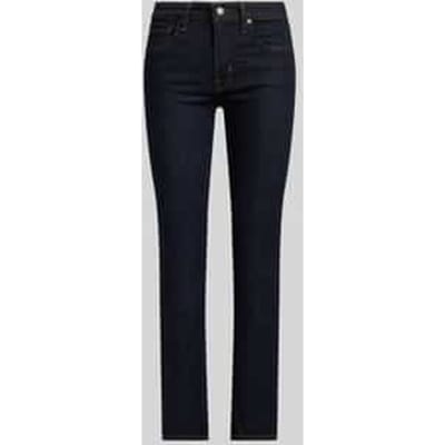 straight fit jeans van katoenmix