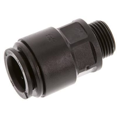 15mm x G3/8'' POM Insteekfitting Buitendraad NBR [2 Stuks]