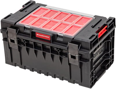 Toolbrothers RHINO XXL gereedschapskoffer ECO Handling+ hoogte L 38 l IP66 met uitneembare tussenschotten + boxen