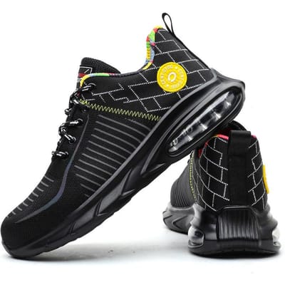Chaussures d'assurance de travail Chaussures de sécurité anti-écrasement et anti-perforation à tête en acier pour hommes Chaussures de protection résistantes à l'usure et respirantes 47
