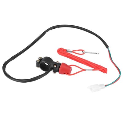 Motor Kill Switch 22mm voor Buitenboordmotoren - Stop Switch met Bevestigingslus voor Boot en Motoren