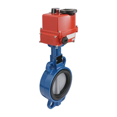 DN50 (2 inch) 24 V AC/DC Modulerende Gietijzeren BBA Vlinderklep lug EPDM - BFLL-50-12-BBA-AG-540-B-DPS