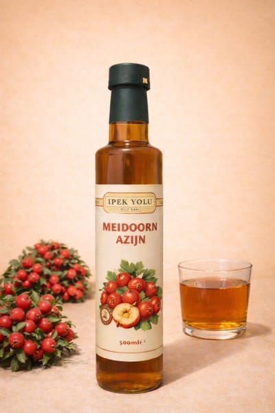 Ipekyolu - Meidoorn Azijn - 500ml - 100% Natuurlijk - Zonder Toevoegingen - Alic Sirkesi - Sirke