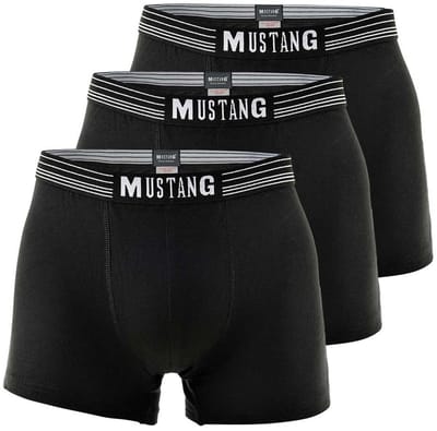 Mustang Boxershorts Retroshorts True Denim 3er Pack Set van 3