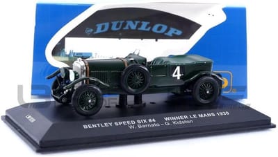 Modelauto Bentley Speed Six Le Mans 1930 Schaalmodel 1:43