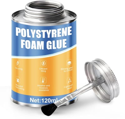 Polystyreenlijm 120 ml - sterke hechtkracht - flexibele schuimlijm - ideaal voor modelbouw - ShopVlot