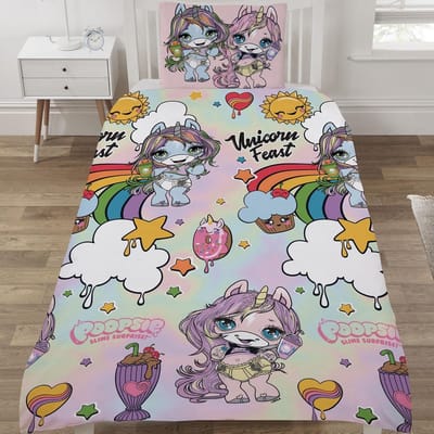 Poopsie Dekbedovertrek, Icon - 135 x 200 + 50 x 75 - Polycotton