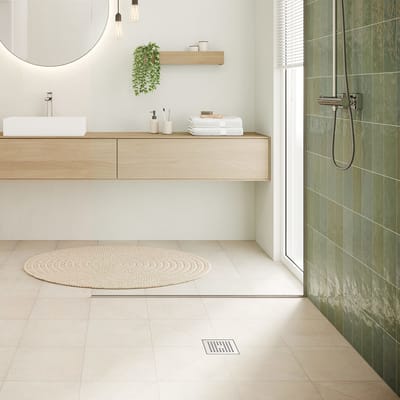 Hansgrohe RainDrain Point - Vloerafvoer, 15x15 cm, geborsteld roestvrij staal 56248800
