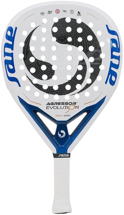Paddle racket Sane Padel Agressor Evolution Gold