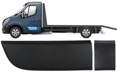 Sierlijsten zijlijsten set voor enkele cabine voor Renault Master 2010- / Links