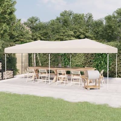 vidaXL - Partytent - inklapbaar - 3x6 - m - crèmekleurig