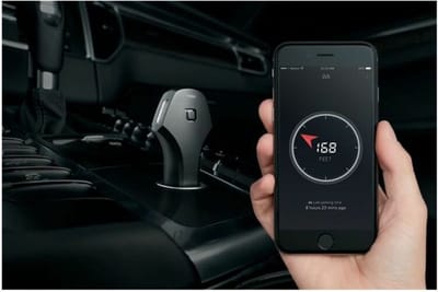 ZUS Smart Car Finder & Dual USB Car Charger