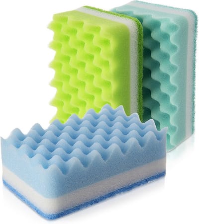 Schuurspons 3 stuks - Scrub Spons - Schuursponsjes - Schuursponzen - Sponzen