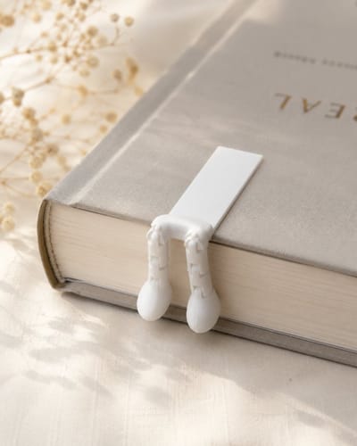 Skushy 2x Boekenlegger - met Flexibele Poten - Grappige Figuur Bladwijzer - Leuk Cadeau voor Kinderen en Volwassenen - Figuur - Unieke Leesvinger - Speelse Boeklegger Accessoire - Boekensteun - Boekenlegger - Boekenleggers Om In Te Kleuren