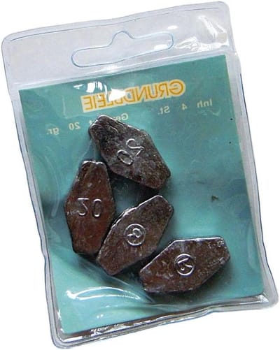Hexagon Lead Grondlood 15-60 g zeskant vislood Angel basis lood vislood looplood (20 g - 4 stuks)
