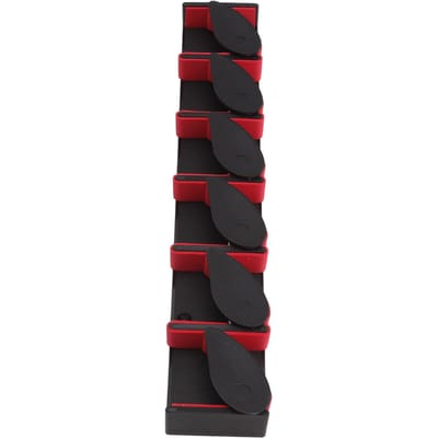 Support de Canne à Pêche Vertical Mural Économiseur d'Espace en Nylon Râtelier de Rangement pour Canne à Pêche pour Pêcheur black