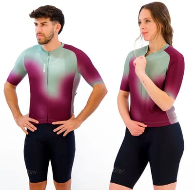 Santini Aura Korte Mouw Wielertrui Veelkleurig XS