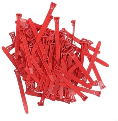 Kippenringen - Pootringen vogels - Gevogelte identificatie - Sequentieel genummerd - 100 stuks - Rood