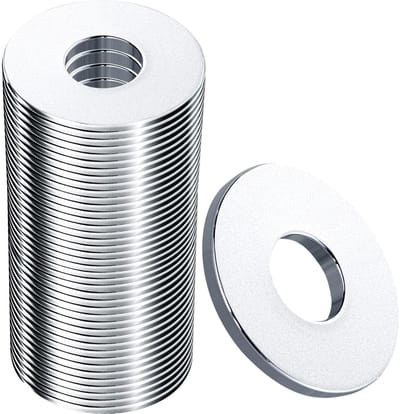 Roestvrijstalen ringen M4 x 12 mm - 120 stuks, ideaal voor bevestiging en constructie